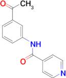N-(3-acetylphenyl)isonicotinamide