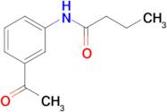 N-(3-acetylphenyl)butanamide