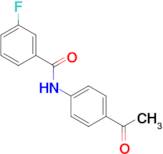N-(4-acetylphenyl)-3-fluorobenzamide