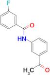 N-(3-acetylphenyl)-3-fluorobenzamide
