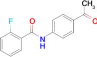 N-(4-acetylphenyl)-2-fluorobenzamide