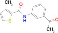 N-(3-acetylphenyl)-3-methylthiophene-2-carboxamide