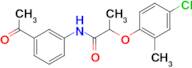 N-(3-acetylphenyl)-2-(4-chloro-2-methylphenoxy)propanamide