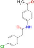N-(4-acetylphenyl)-2-(4-chlorophenyl)acetamide