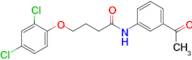 N-(3-acetylphenyl)-4-(2,4-dichlorophenoxy)butanamide