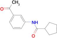 N-(3-acetylphenyl)cyclopentanecarboxamide