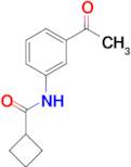 N-(3-acetylphenyl)cyclobutanecarboxamide