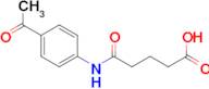5-[(4-acetylphenyl)amino]-5-oxopentanoic acid