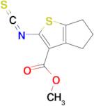 methyl 2-isothiocyanato-5,6-dihydro-4H-cyclopenta[b]thiophene-3-carboxylate