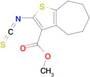 methyl 2-isothiocyanato-5,6,7,8-tetrahydro-4H-cyclohepta[b]thiophene-3-carboxylate