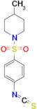 1-[(4-isothiocyanatophenyl)sulfonyl]-4-methylpiperidine
