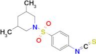1-[(4-isothiocyanatophenyl)sulfonyl]-3,5-dimethylpiperidine