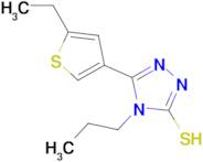 5-(5-ethylthien-3-yl)-4-propyl-4H-1,2,4-triazole-3-thiol