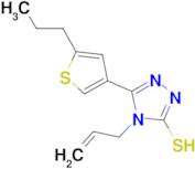 4-allyl-5-(5-propylthien-3-yl)-4H-1,2,4-triazole-3-thiol