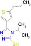 4-isopropyl-5-(5-propylthien-3-yl)-4H-1,2,4-triazole-3-thiol