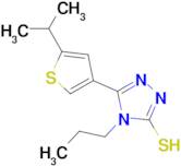 5-(5-isopropylthien-3-yl)-4-propyl-4H-1,2,4-triazole-3-thiol