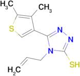 4-allyl-5-(4,5-dimethylthien-3-yl)-4H-1,2,4-triazole-3-thiol