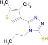 5-(4,5-dimethylthien-3-yl)-4-propyl-4H-1,2,4-triazole-3-thiol