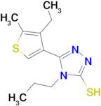 5-(4-ethyl-5-methylthien-3-yl)-4-propyl-4H-1,2,4-triazole-3-thiol