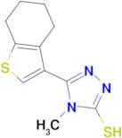 4-methyl-5-(4,5,6,7-tetrahydro-1-benzothien-3-yl)-4H-1,2,4-triazole-3-thiol