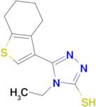 4-ethyl-5-(4,5,6,7-tetrahydro-1-benzothien-3-yl)-4H-1,2,4-triazole-3-thiol