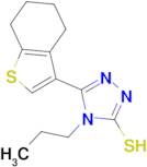 4-propyl-5-(4,5,6,7-tetrahydro-1-benzothien-3-yl)-4H-1,2,4-triazole-3-thiol