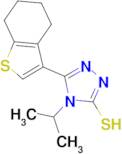 4-isopropyl-5-(4,5,6,7-tetrahydro-1-benzothien-3-yl)-4H-1,2,4-triazole-3-thiol