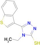 5-(1-benzothien-3-yl)-4-ethyl-4H-1,2,4-triazole-3-thiol