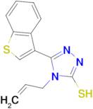 4-allyl-5-(1-benzothien-3-yl)-4H-1,2,4-triazole-3-thiol