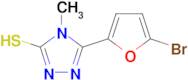 5-(5-bromo-2-furyl)-4-methyl-4H-1,2,4-triazole-3-thiol