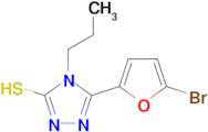 5-(5-bromo-2-furyl)-4-propyl-4H-1,2,4-triazole-3-thiol