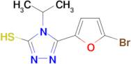 5-(5-bromo-2-furyl)-4-isopropyl-4H-1,2,4-triazole-3-thiol