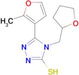 5-(2-methyl-3-furyl)-4-(tetrahydrofuran-2-ylmethyl)-4H-1,2,4-triazole-3-thiol