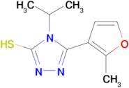 4-isopropyl-5-(2-methyl-3-furyl)-4H-1,2,4-triazole-3-thiol