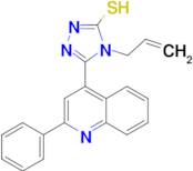 4-allyl-5-(2-phenylquinolin-4-yl)-4H-1,2,4-triazole-3-thiol