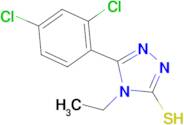 5-(2,4-dichlorophenyl)-4-ethyl-4H-1,2,4-triazole-3-thiol