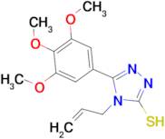 4-allyl-5-(3,4,5-trimethoxyphenyl)-4H-1,2,4-triazole-3-thiol