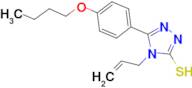 4-allyl-5-(4-butoxyphenyl)-4H-1,2,4-triazole-3-thiol