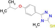 5-(4-isobutoxyphenyl)-4-methyl-4H-1,2,4-triazole-3-thiol