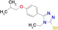 4-ethyl-5-(4-isobutoxyphenyl)-4H-1,2,4-triazole-3-thiol