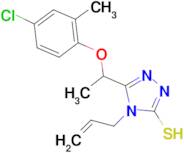 4-allyl-5-[1-(4-chloro-2-methylphenoxy)ethyl]-4H-1,2,4-triazole-3-thiol