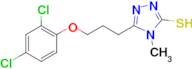 5-[3-(2,4-dichlorophenoxy)propyl]-4-methyl-4H-1,2,4-triazole-3-thiol