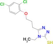 5-[3-(2,4-dichlorophenoxy)propyl]-4-ethyl-4H-1,2,4-triazole-3-thiol