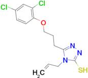 4-allyl-5-[3-(2,4-dichlorophenoxy)propyl]-4H-1,2,4-triazole-3-thiol