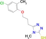 5-[3-(4-chloro-2-methylphenoxy)propyl]-4-methyl-4H-1,2,4-triazole-3-thiol