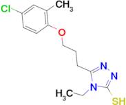 5-[3-(4-chloro-2-methylphenoxy)propyl]-4-ethyl-4H-1,2,4-triazole-3-thiol