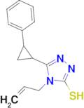 4-allyl-5-(2-phenylcyclopropyl)-4H-1,2,4-triazole-3-thiol