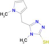 4-methyl-5-[(1-methyl-1H-pyrrol-2-yl)methyl]-4H-1,2,4-triazole-3-thiol