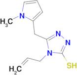 4-allyl-5-[(1-methyl-1H-pyrrol-2-yl)methyl]-4H-1,2,4-triazole-3-thiol