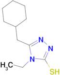 5-(cyclohexylmethyl)-4-ethyl-4H-1,2,4-triazole-3-thiol